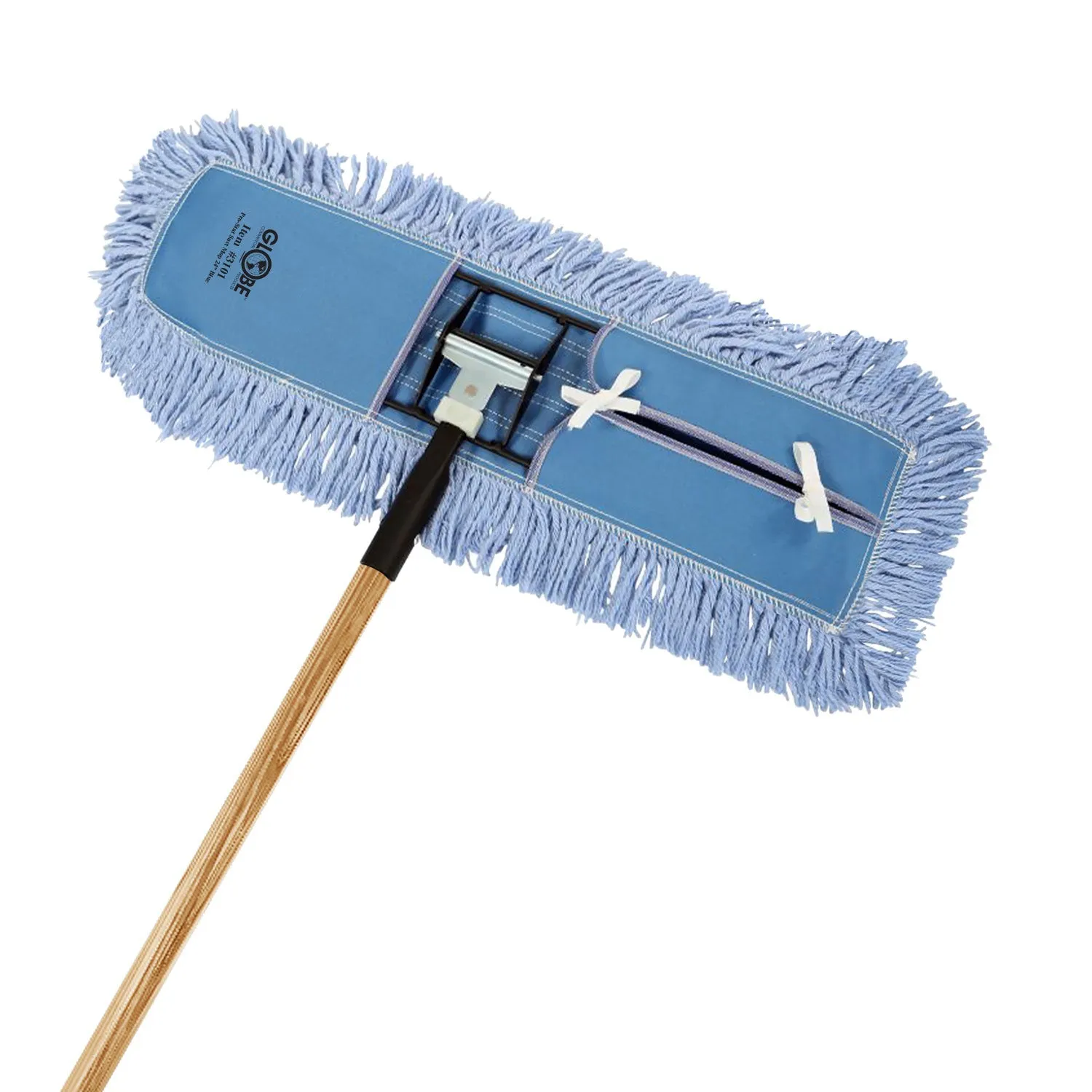 Pro-Stat® Completed Dust Mop with Snap-On Frame and 60" Metal Handle - Sold By The Case
