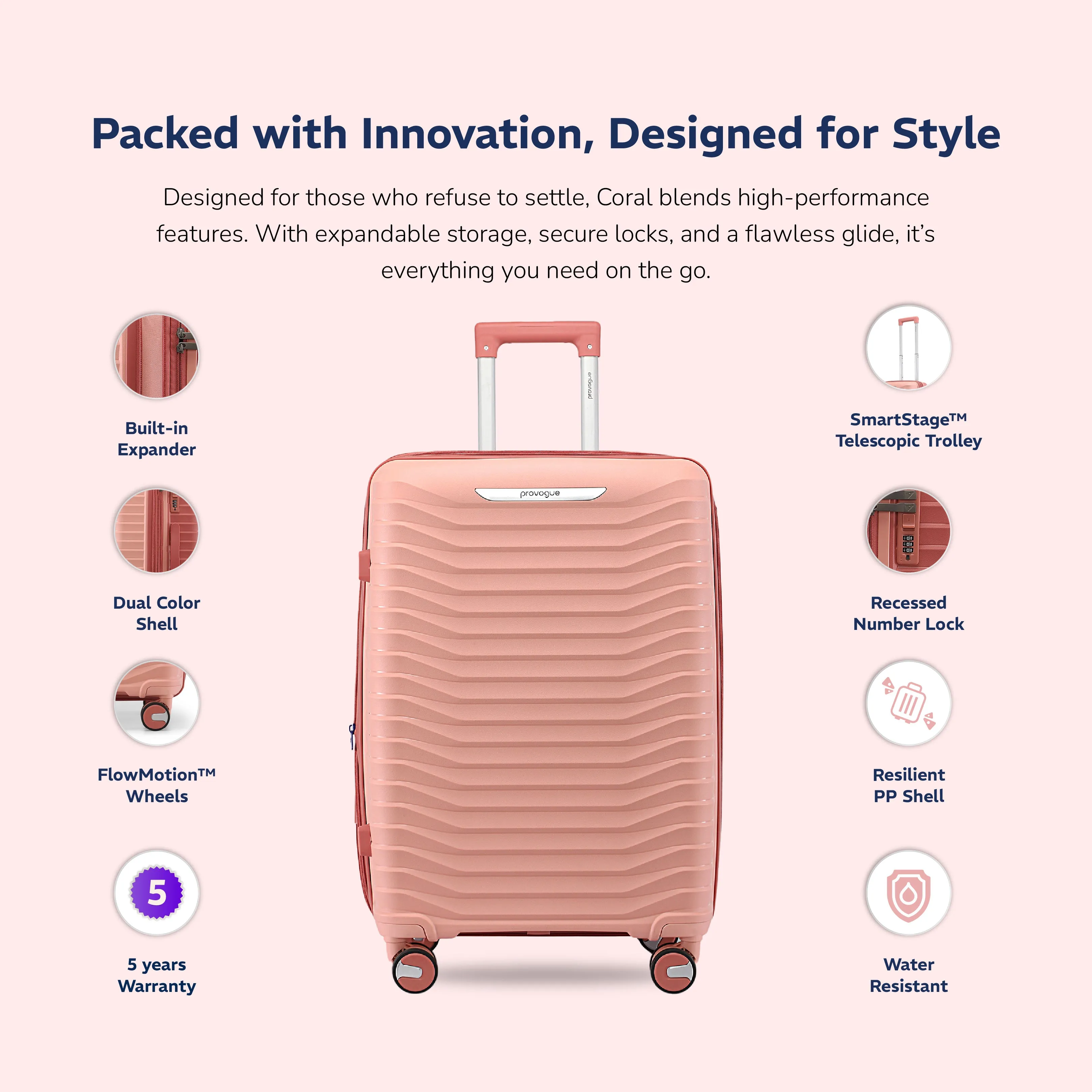 Provogue Coral set of 3