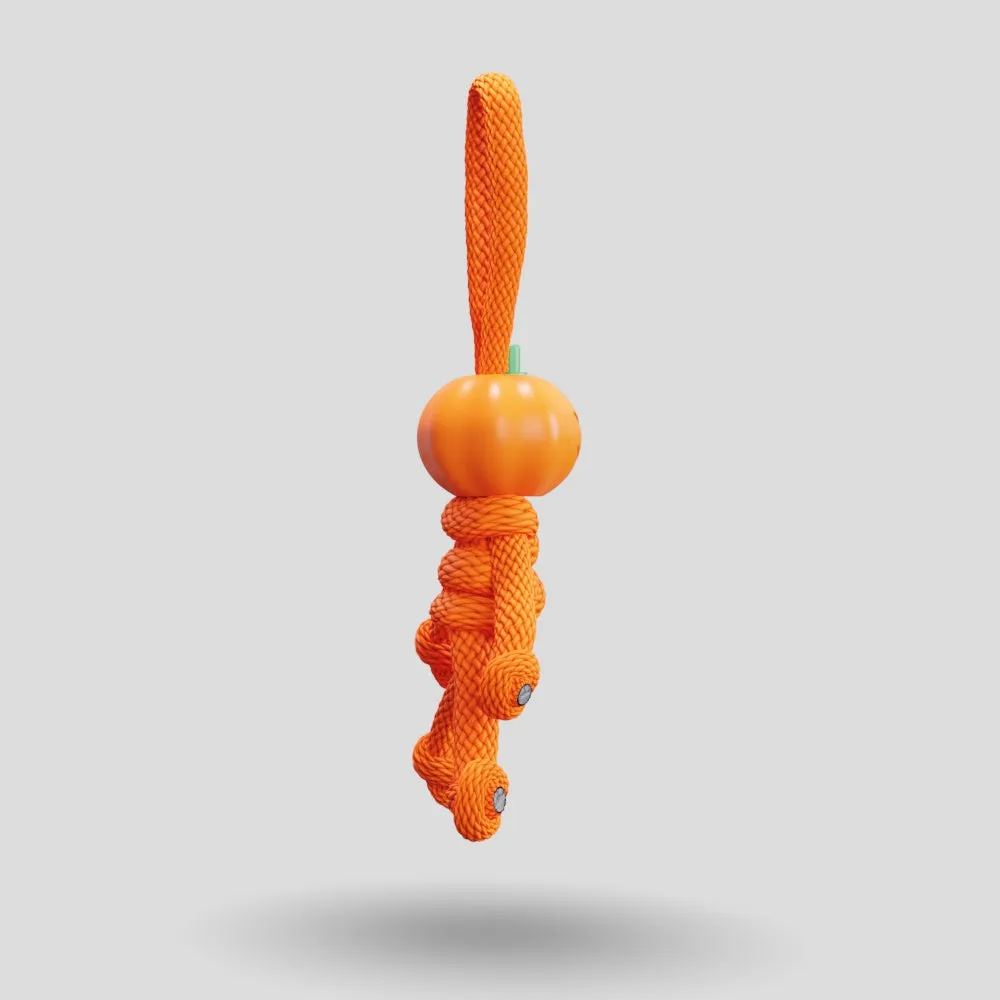Pumpkin Paracord Buddy Keychain