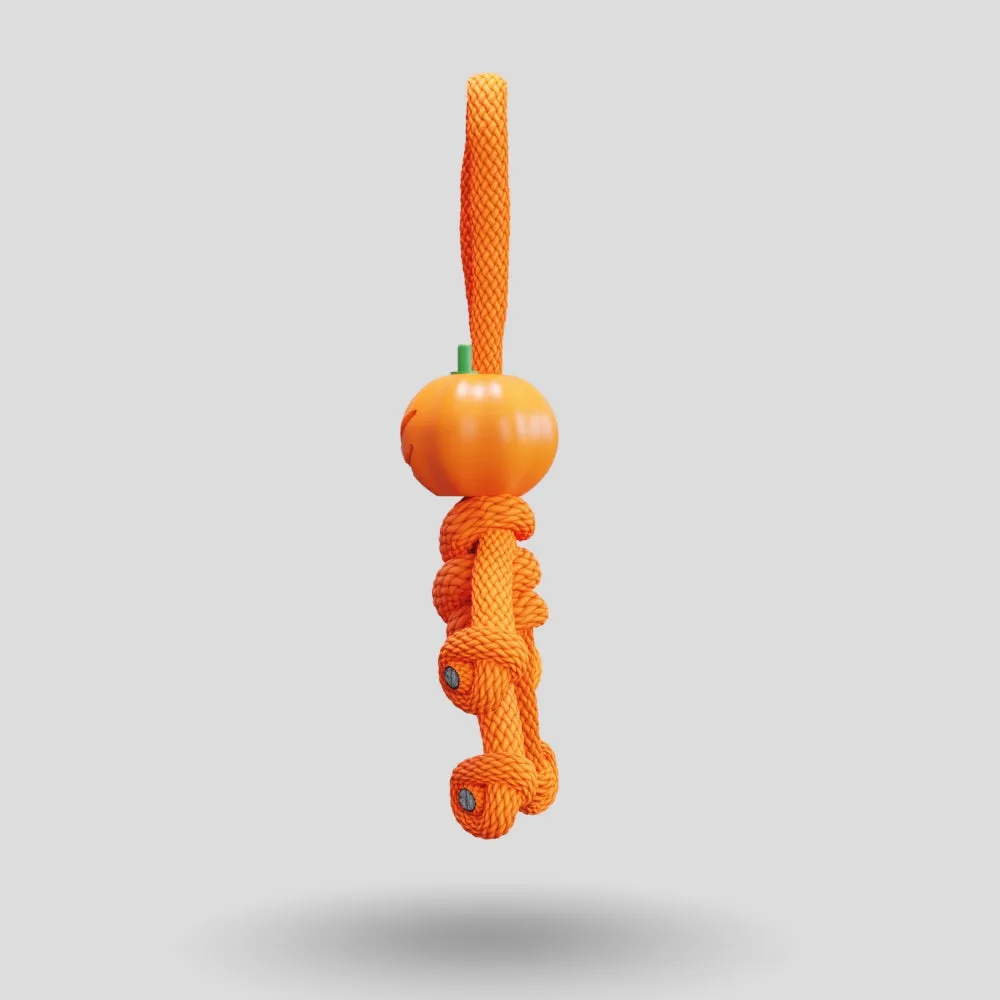 Pumpkin Paracord Buddy Keychain