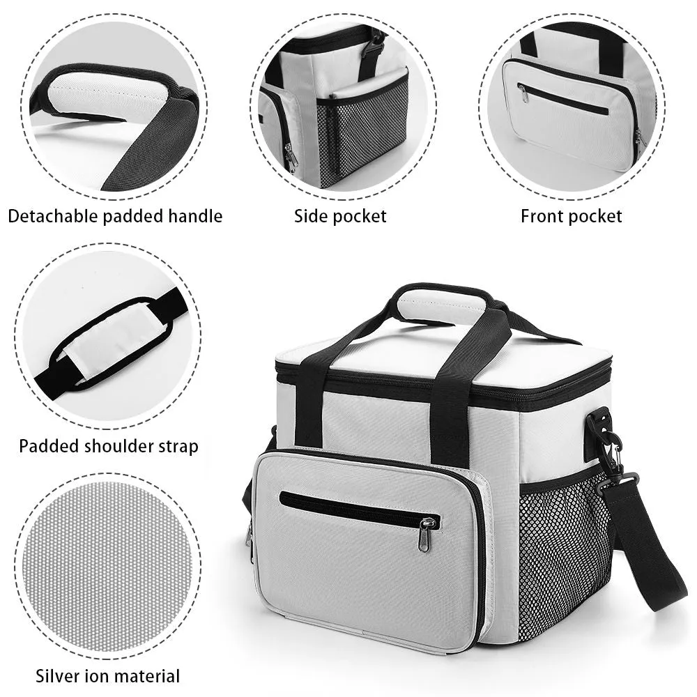 Purple Daisies Multi Function Large Waterproof Bag