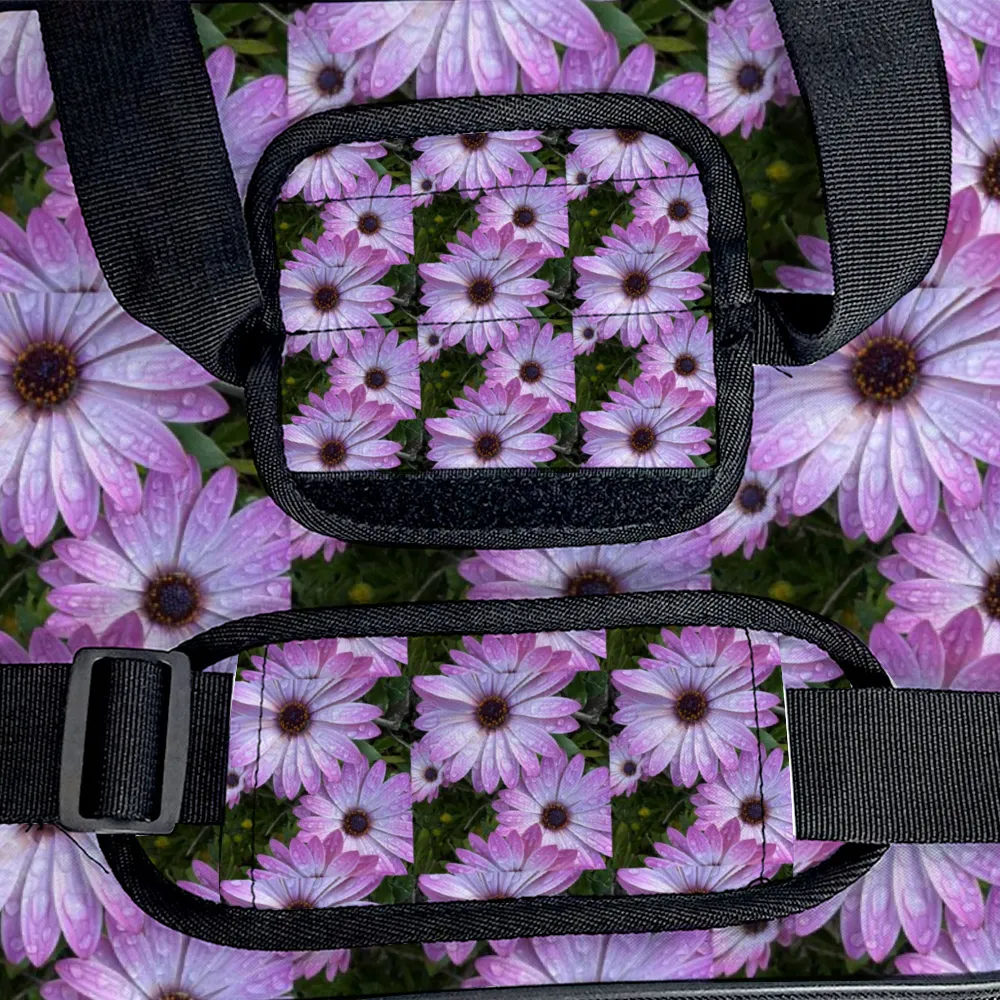 Purple Daisies Multi Function Large Waterproof Bag