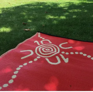 Recycled Mats - Tracks Red