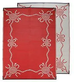 Recycled Mats - Tracks Red