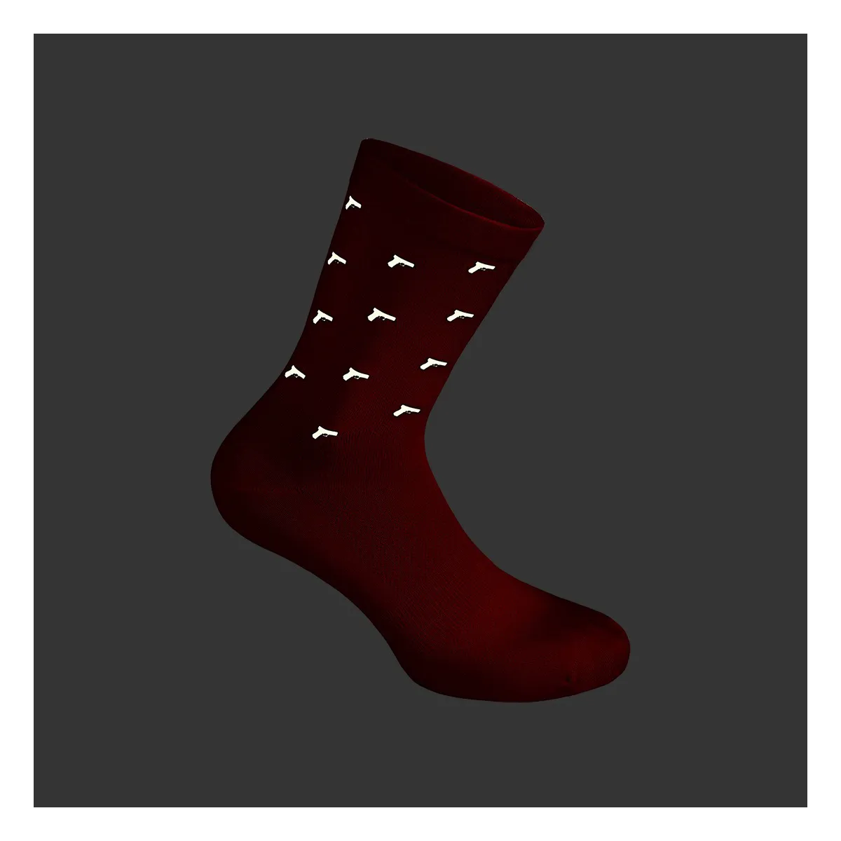 Reflective Pistols Socks