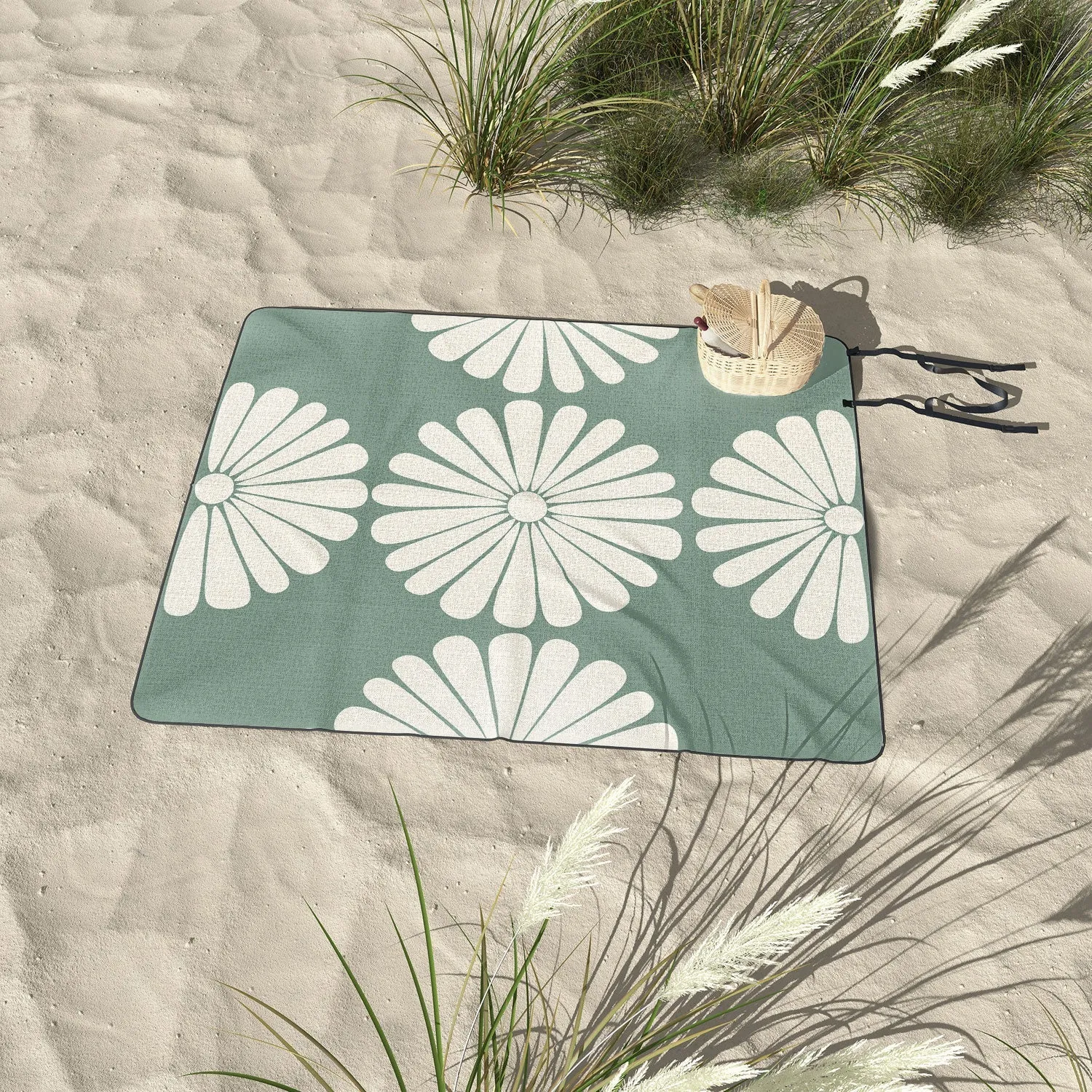 Retro Daisy XX Outdoor Blanket