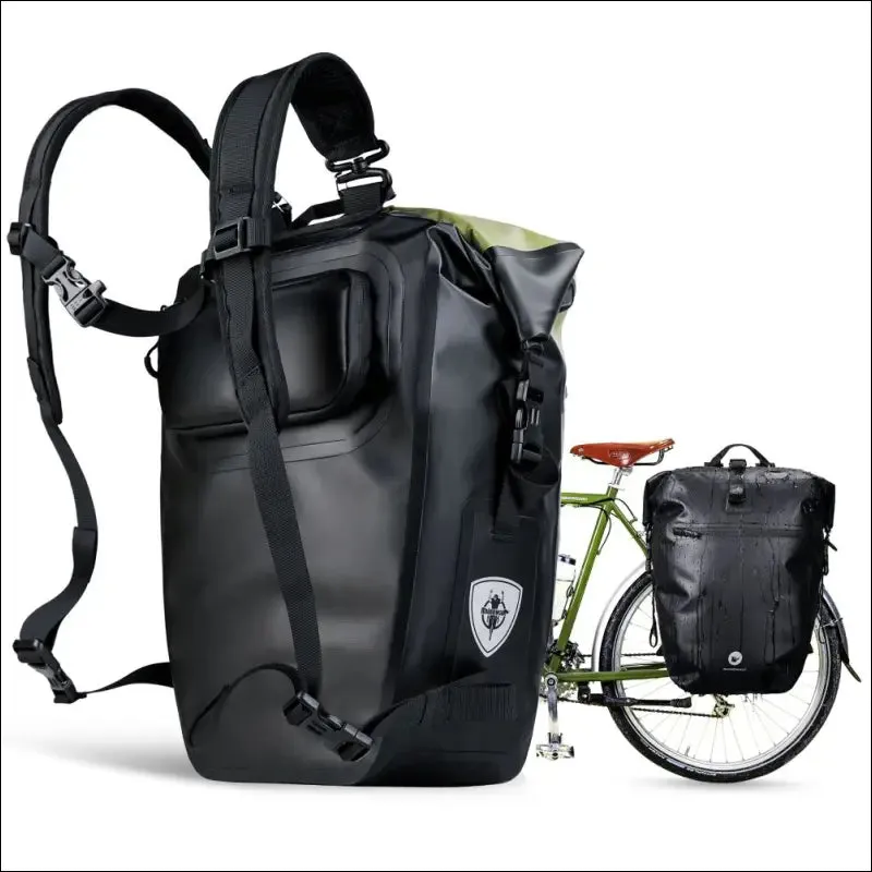 Rhinowalk 2021 bicycle bag&pannier fully waterproof 27l big bike bag capacity multifunctional rear