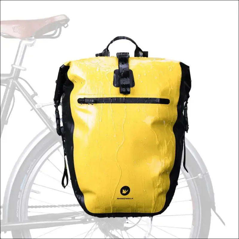 Rhinowalk 2021 bicycle bag&pannier fully waterproof 27l big bike bag capacity multifunctional rear