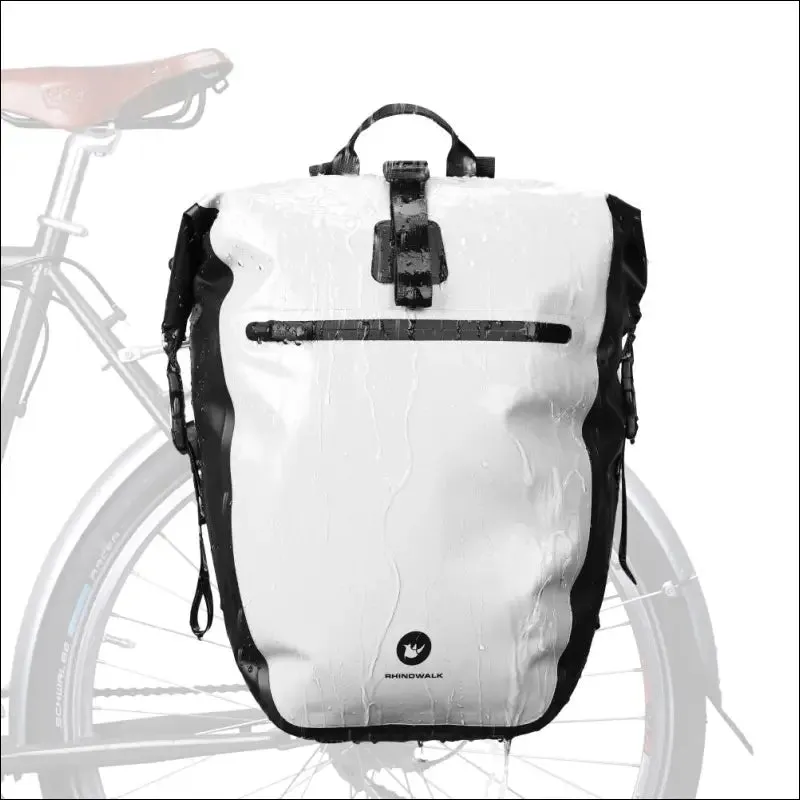 Rhinowalk 2021 bicycle bag&pannier fully waterproof 27l big bike bag capacity multifunctional rear