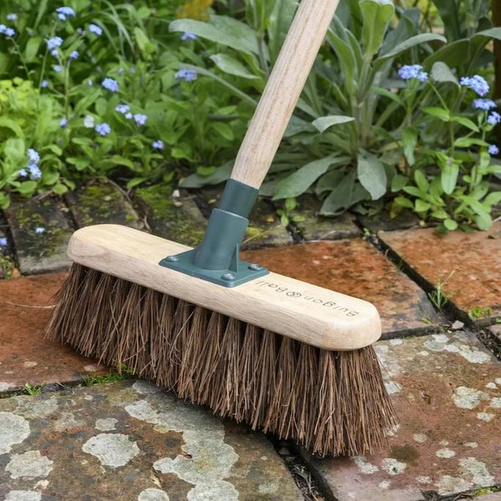 RHS Garden Broom with Bassine Bristles - Large Item