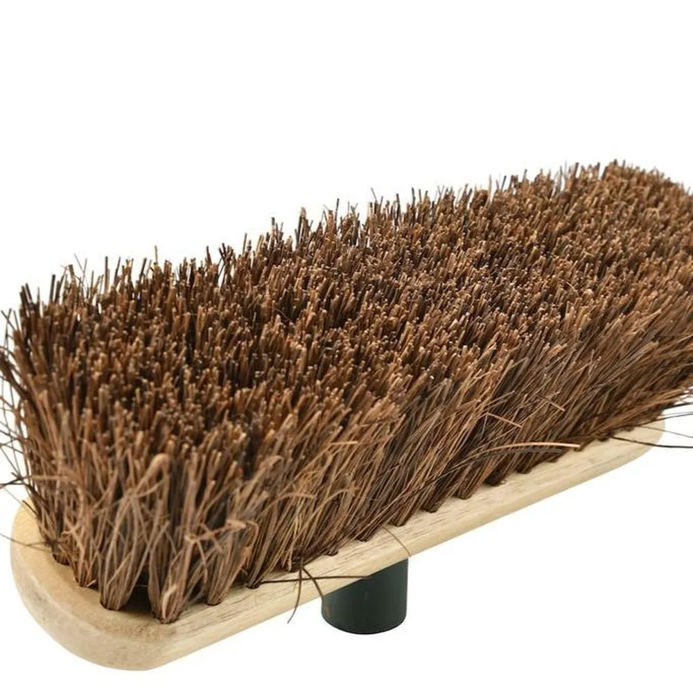 RHS Garden Broom with Bassine Bristles - Large Item