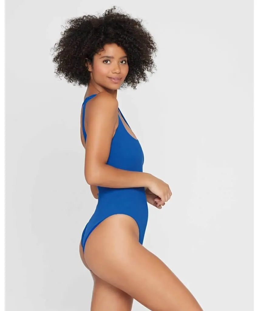 Ribbed Phoebe One Piece Classic Indigo
