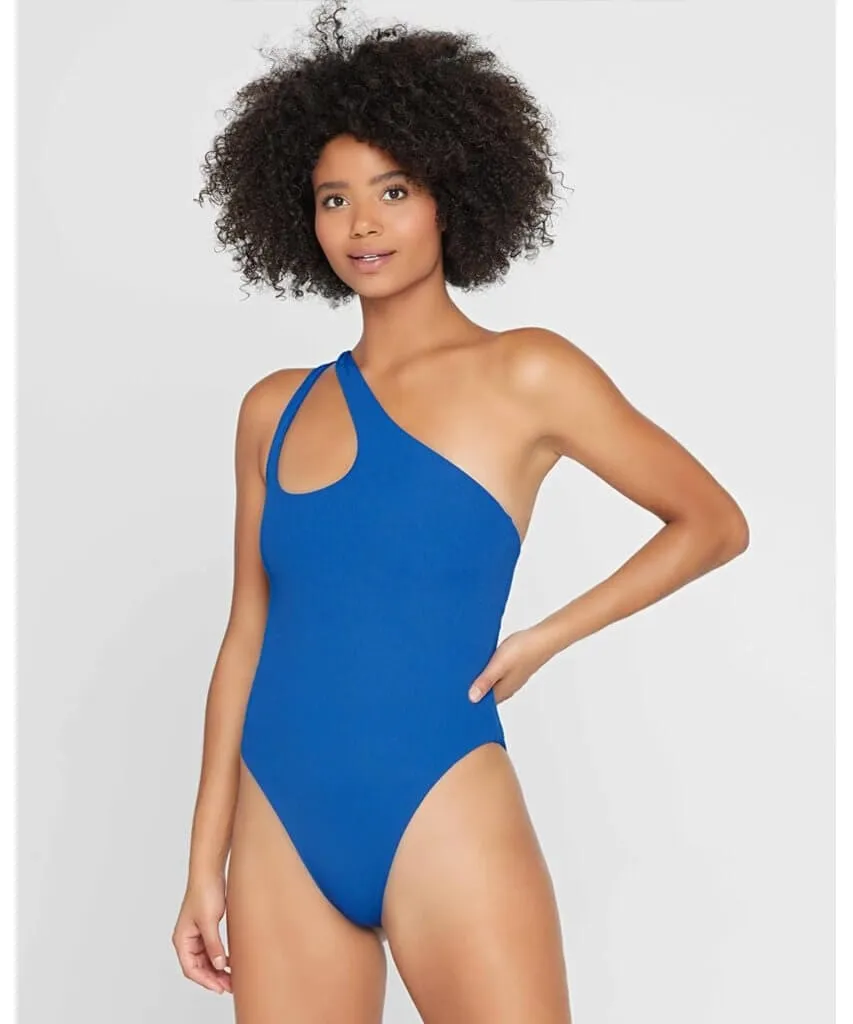 Ribbed Phoebe One Piece Classic Indigo