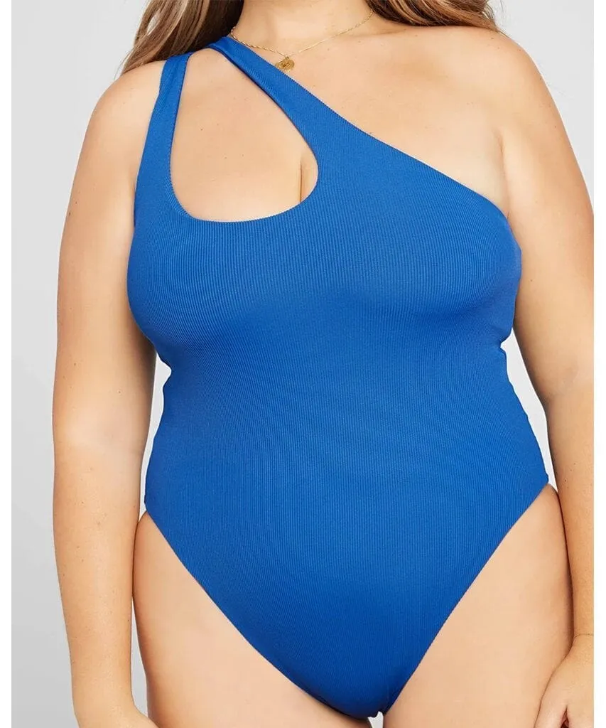 Ribbed Phoebe One Piece Classic Indigo