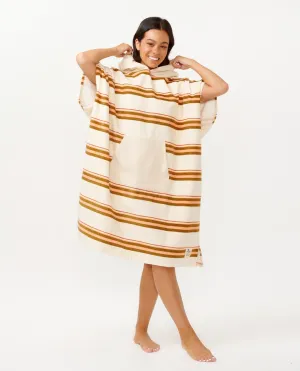 RIP CURL MIXED HOODED TOWEL - BRONZE