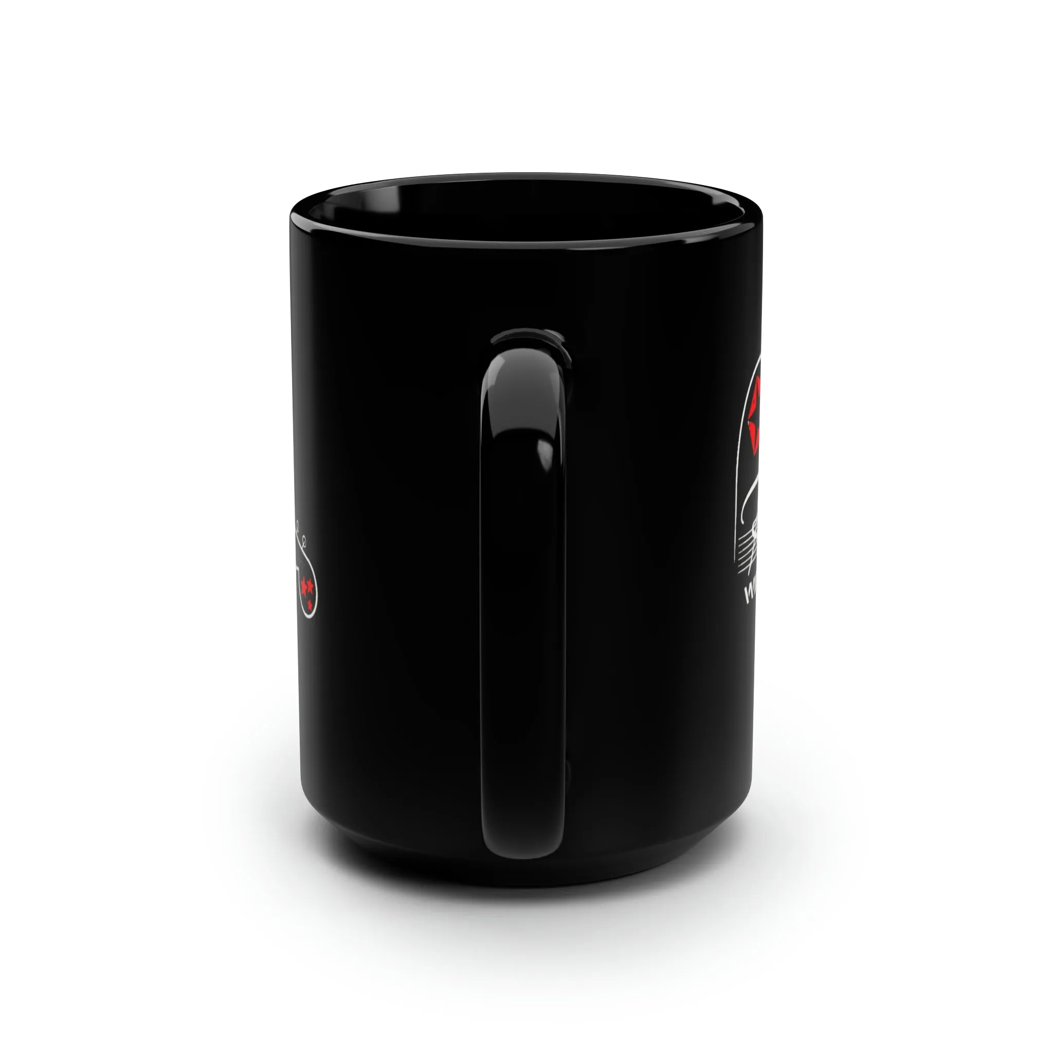 Rock N Roll /Black Mug, 15oz