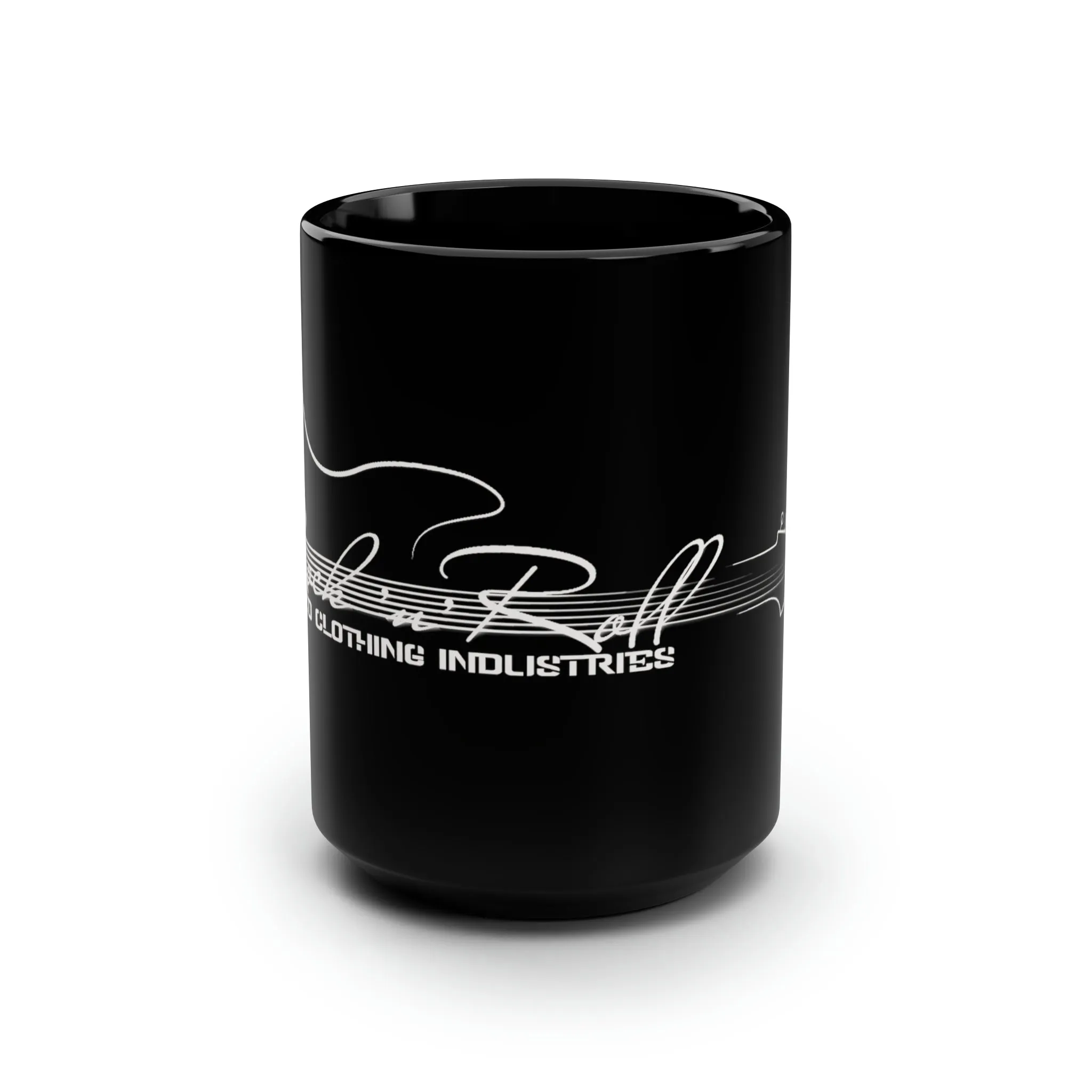 Rock N Roll /Black Mug, 15oz