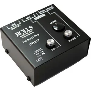 Rolls Corporation Podcast Pro Mic/Source Mixer Passive
