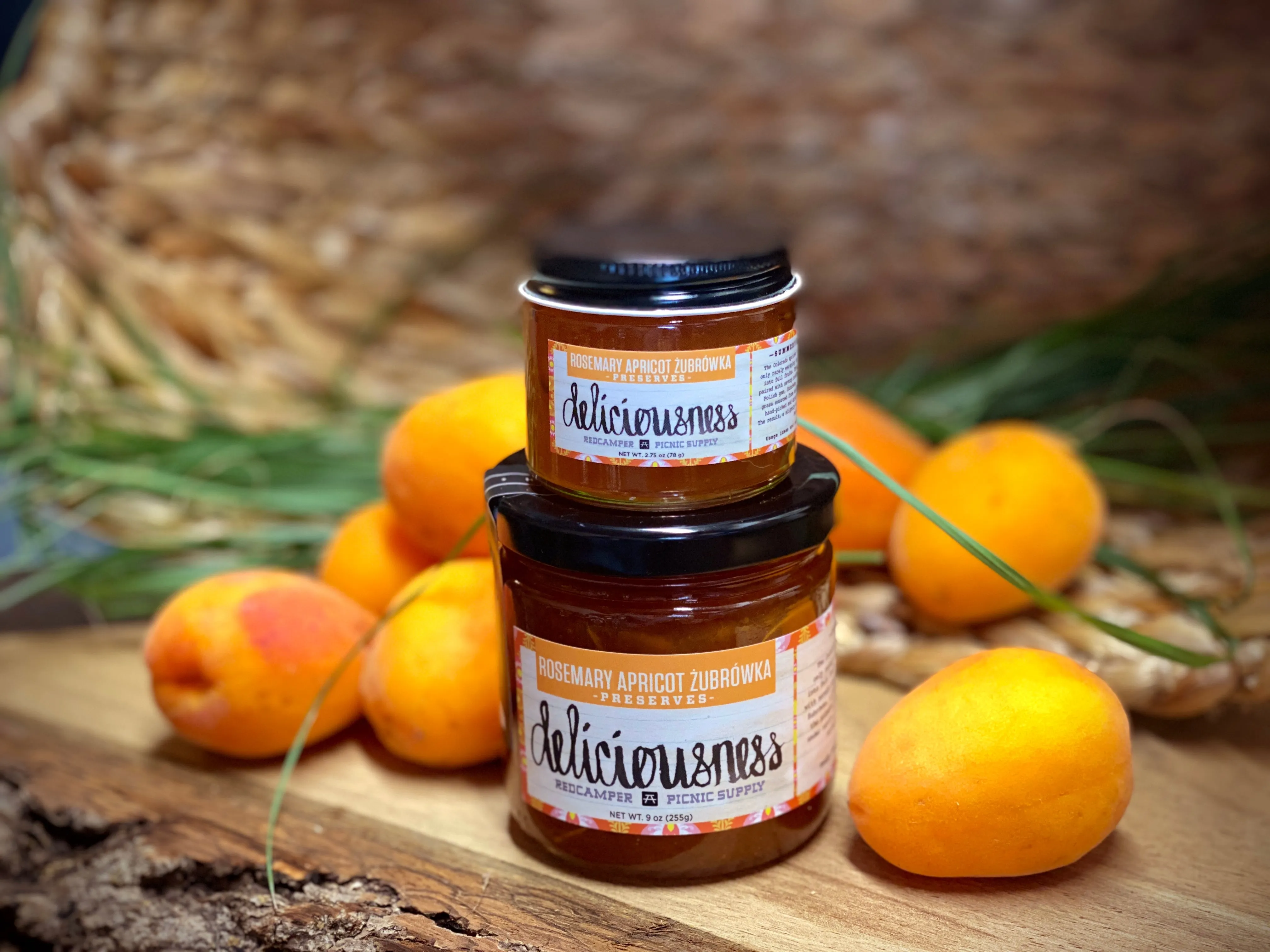 Rosemary Apricot Żubrówka Deliciousness: Cheeseboard Size