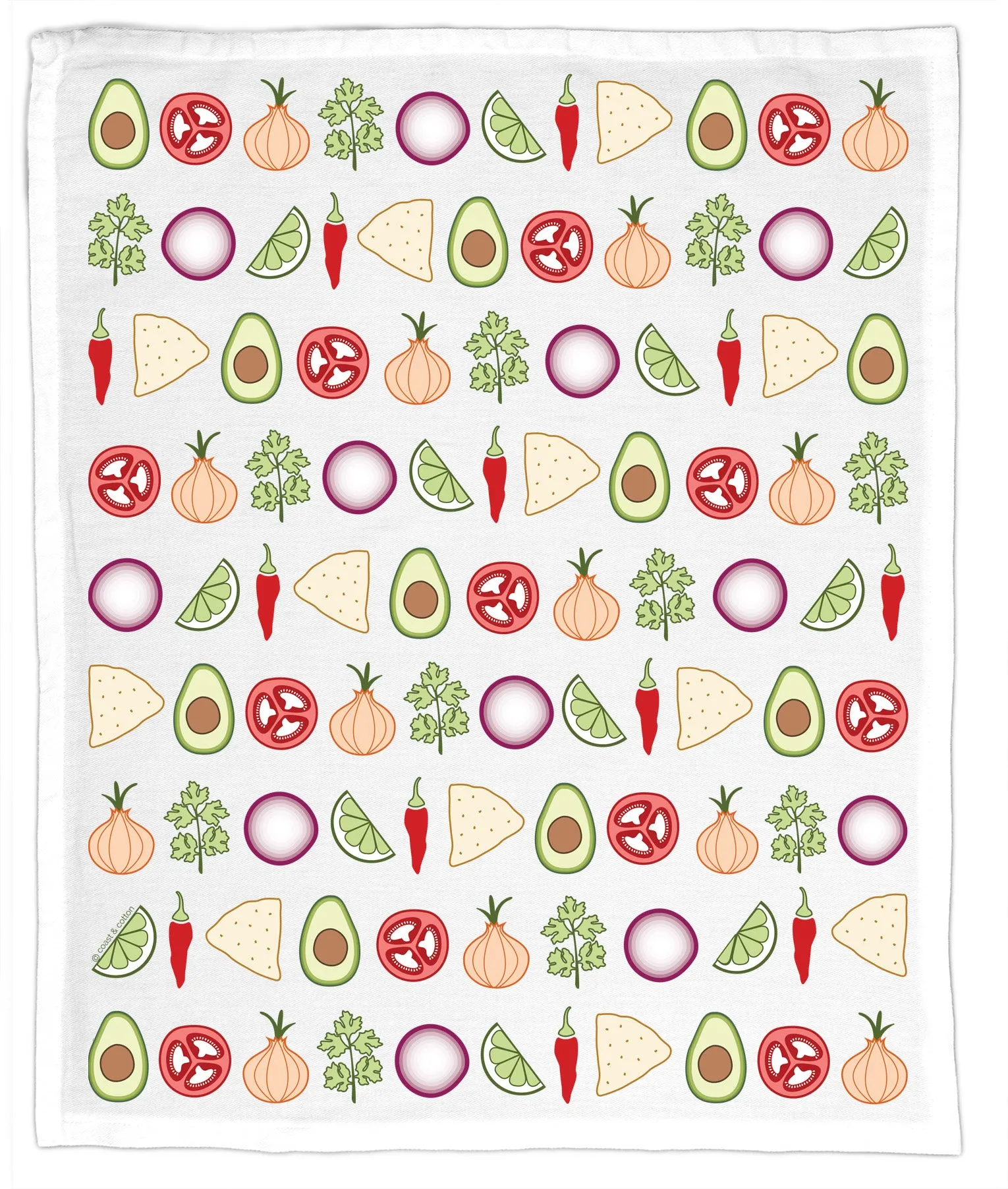 Salsa and Guacamole, Hand Towel