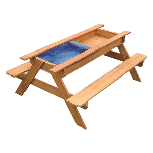 Sand & Water Wooden Picnic Table