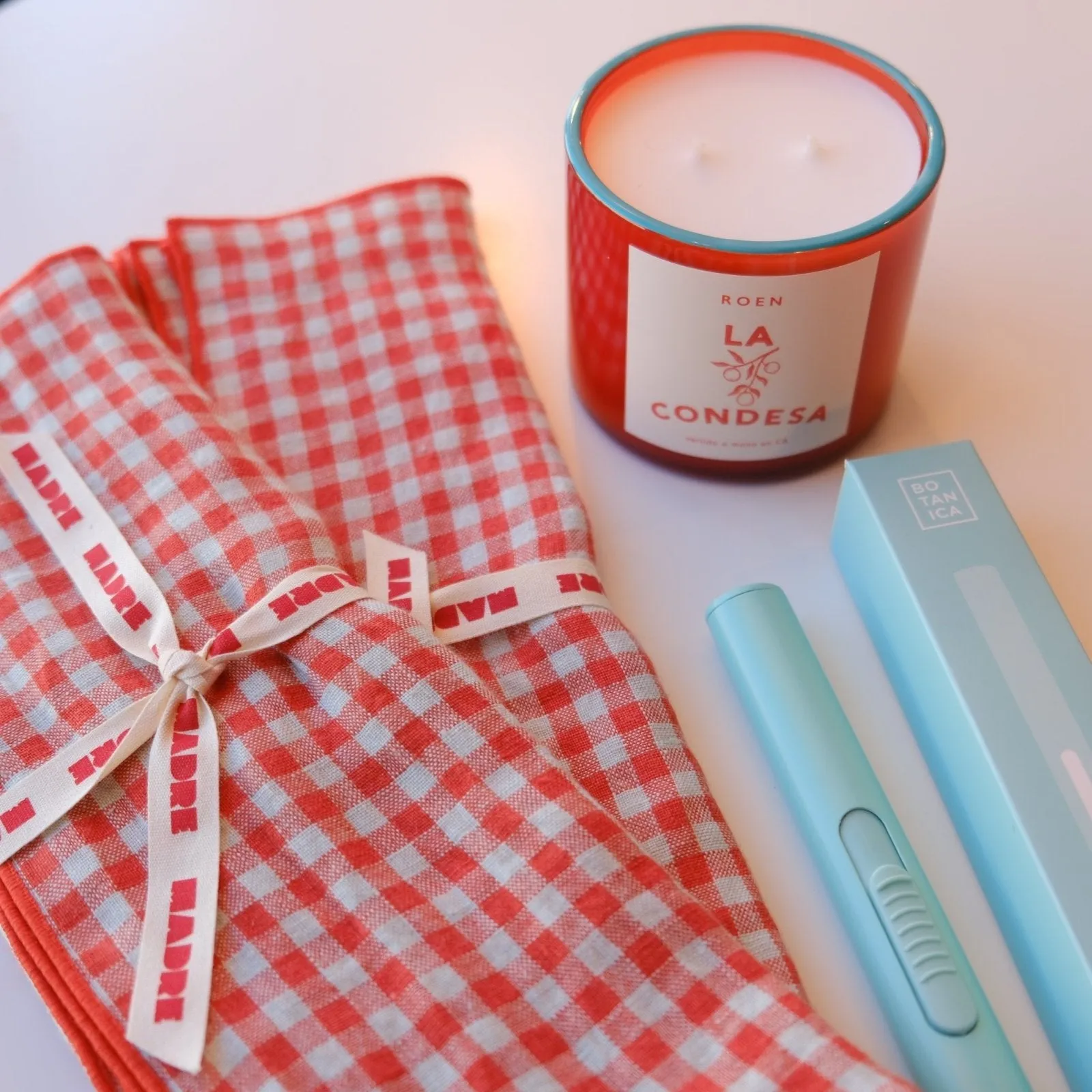 Sandía Small Linen Napkin Set · MADRE Linen