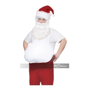 Santa Belly Stuffer, White