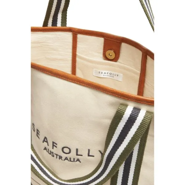 SEAFOLLY - Canvas Travel Tote (Sand)