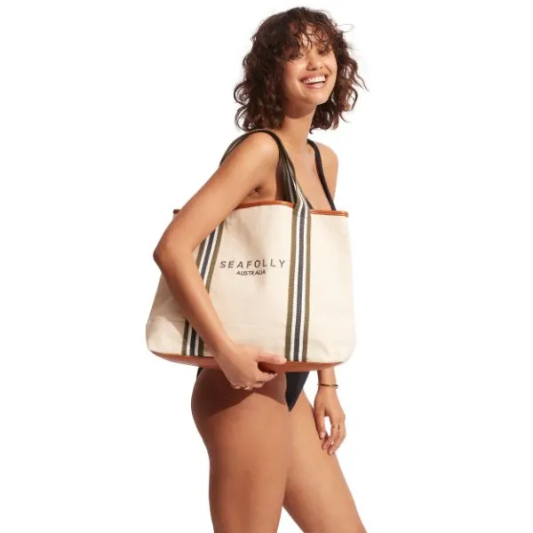 SEAFOLLY - Canvas Travel Tote (Sand)