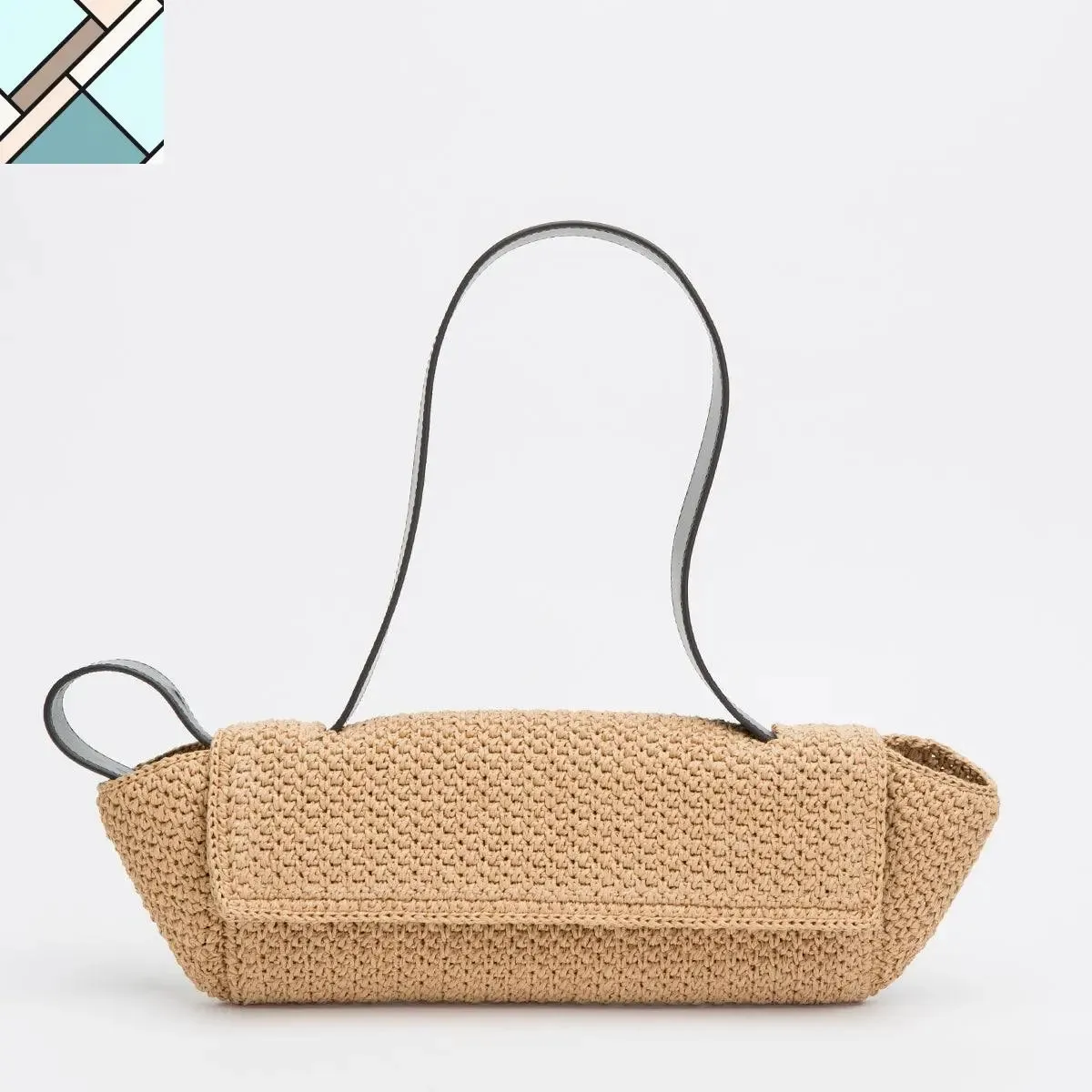 Sense Straw Shoulder Bag