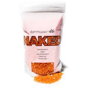 Shimmer Coral - Stripless Hard Wax Beads / 2 lb Bag / Case of 4 Bags = 8 lbs Total by Dermwax Elite