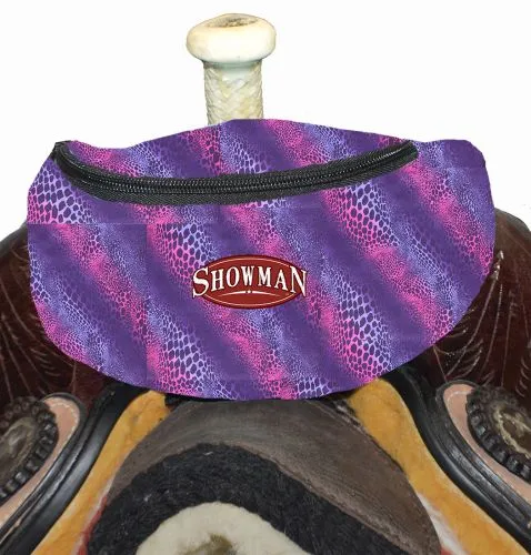 Showman ® Insulated Nylon Saddle Pouch Saddle Bag
