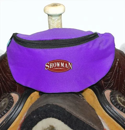 Showman ® Insulated Nylon Saddle Pouch Saddle Bag
