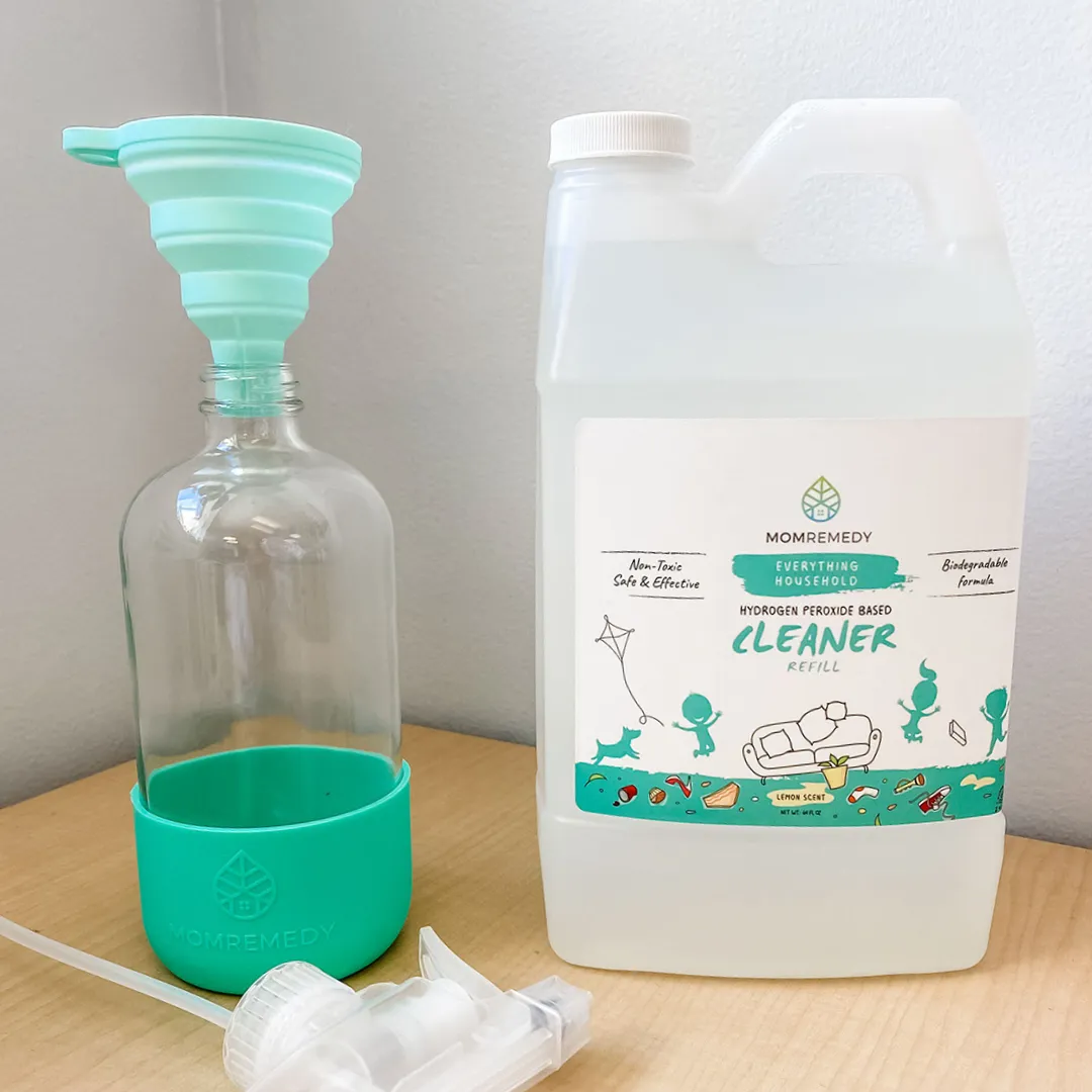 Silicone Collapsible Funnel -  Teal