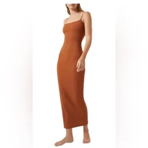 Skims Long Slip Dress