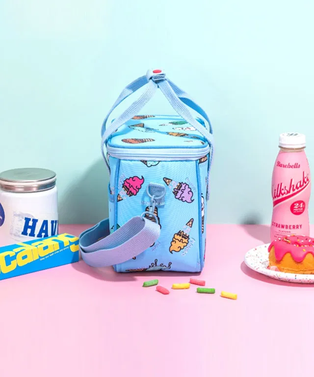 SNILLO STITCH Lunch Bag Shoulder Strap Ice Cream - Sky Blue