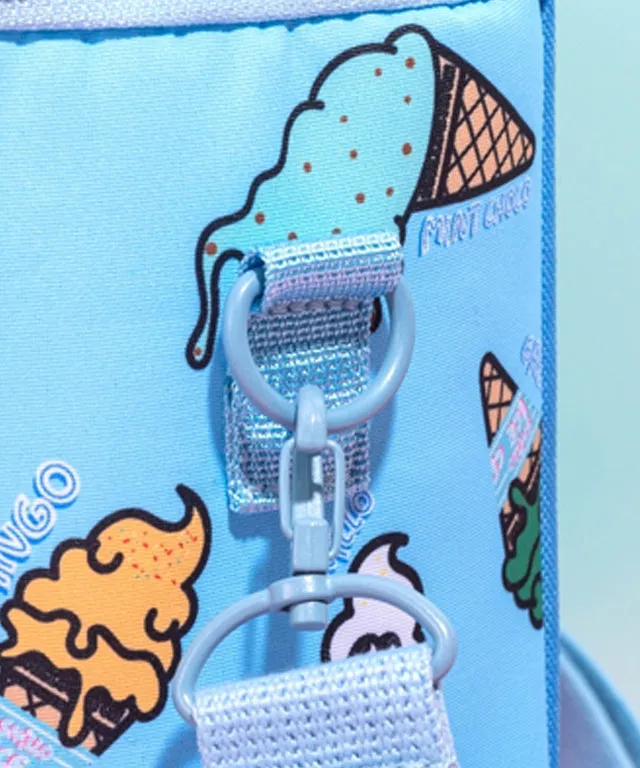 SNILLO STITCH Lunch Bag Shoulder Strap Ice Cream - Sky Blue