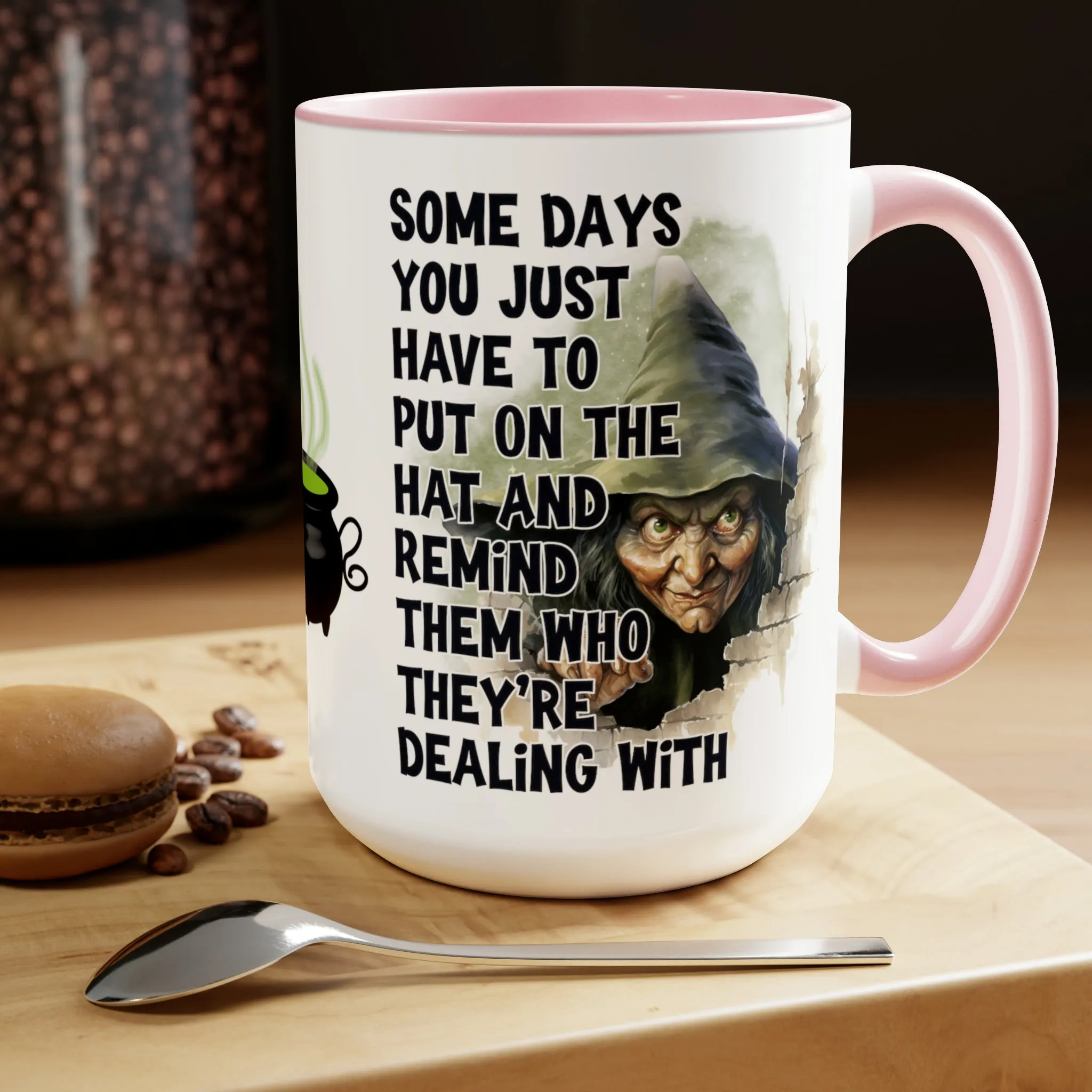 SOME DAYS  - Two-Tone Coffee Mug - 15oz - 5 Color Options
