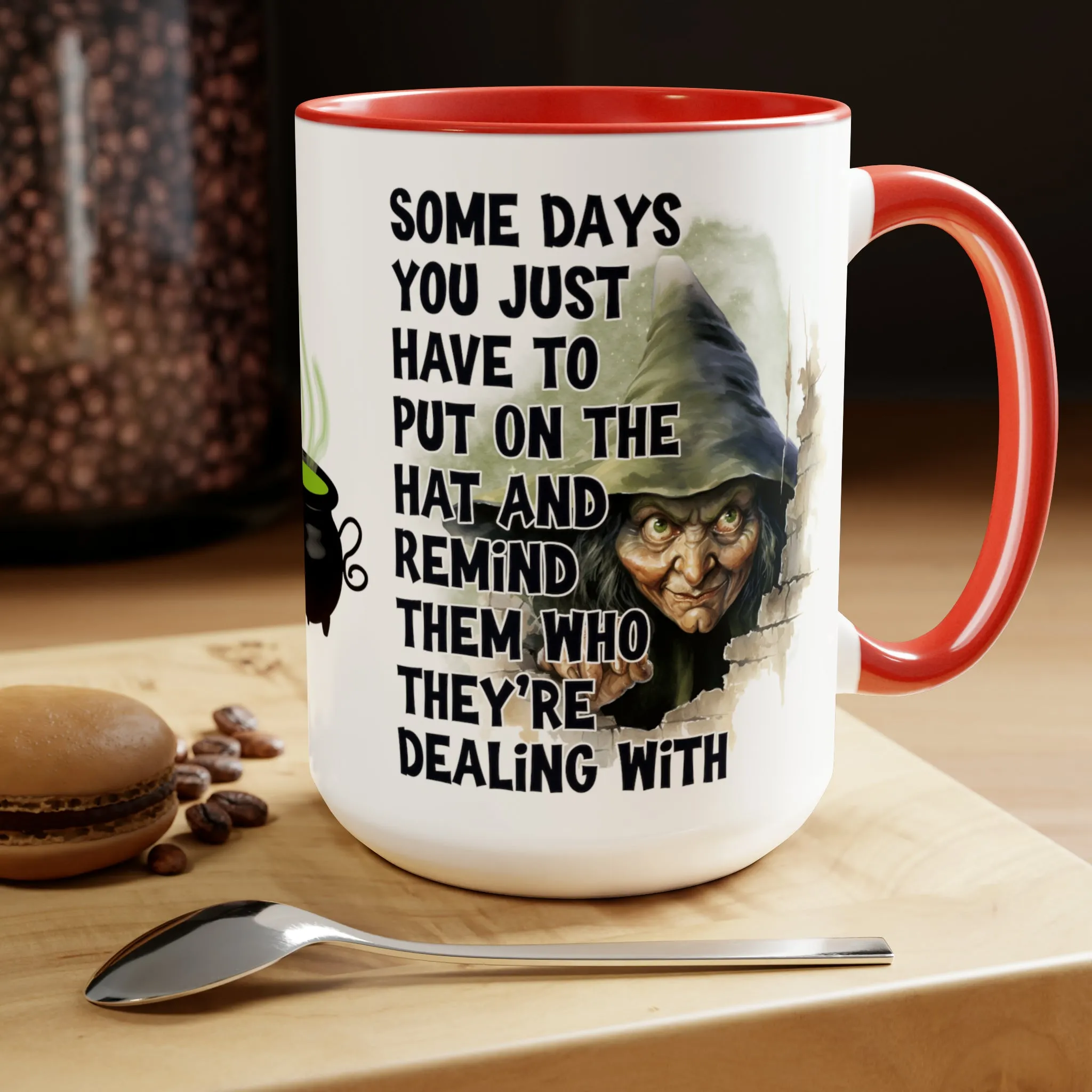 SOME DAYS  - Two-Tone Coffee Mug - 15oz - 5 Color Options