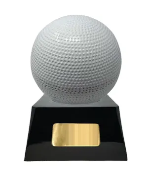 Sports Sculpture Series - Golf Ball Urn, White - IUSC119