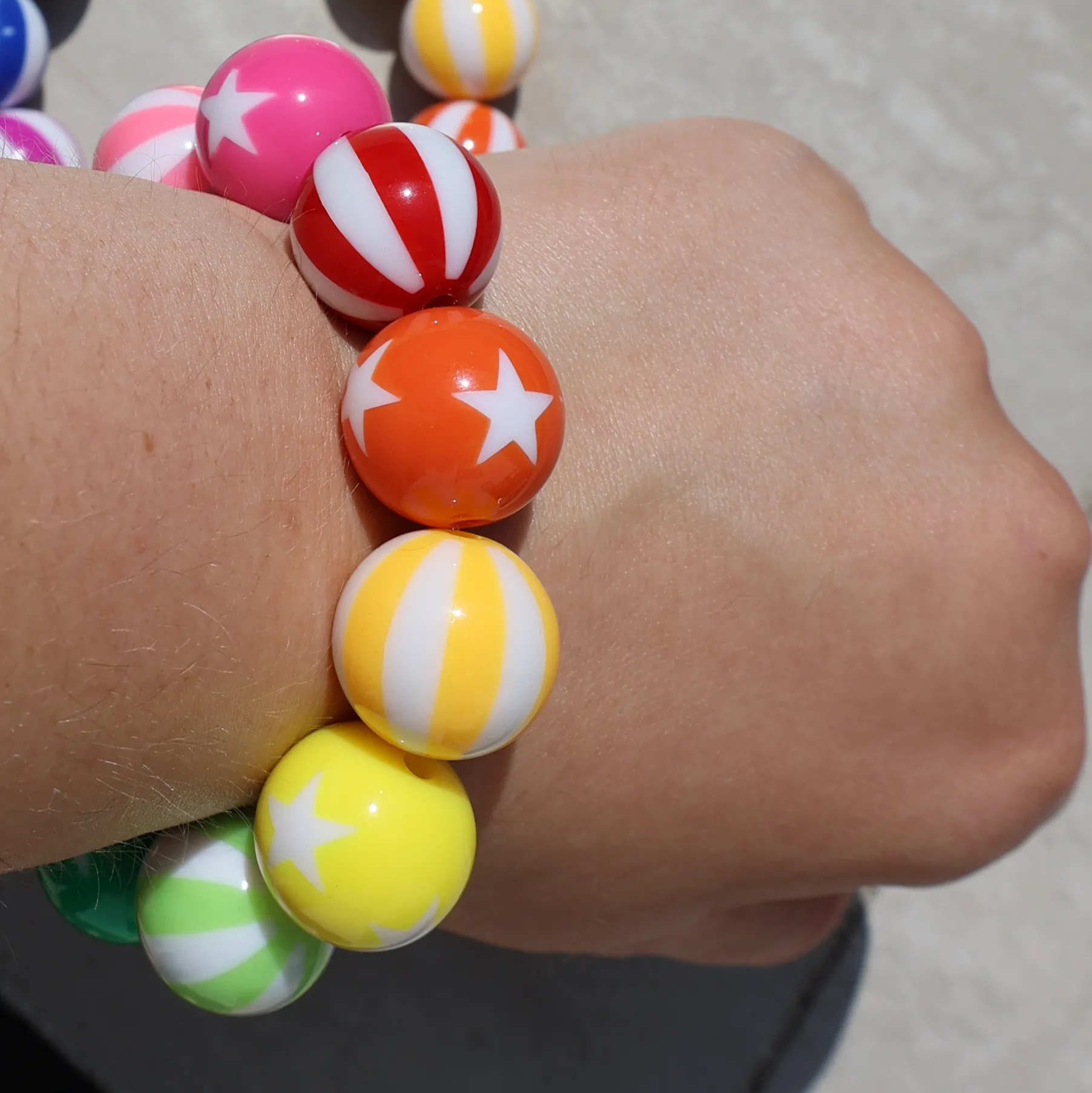 STARS & STRIPES BEACH BALL BRACELET