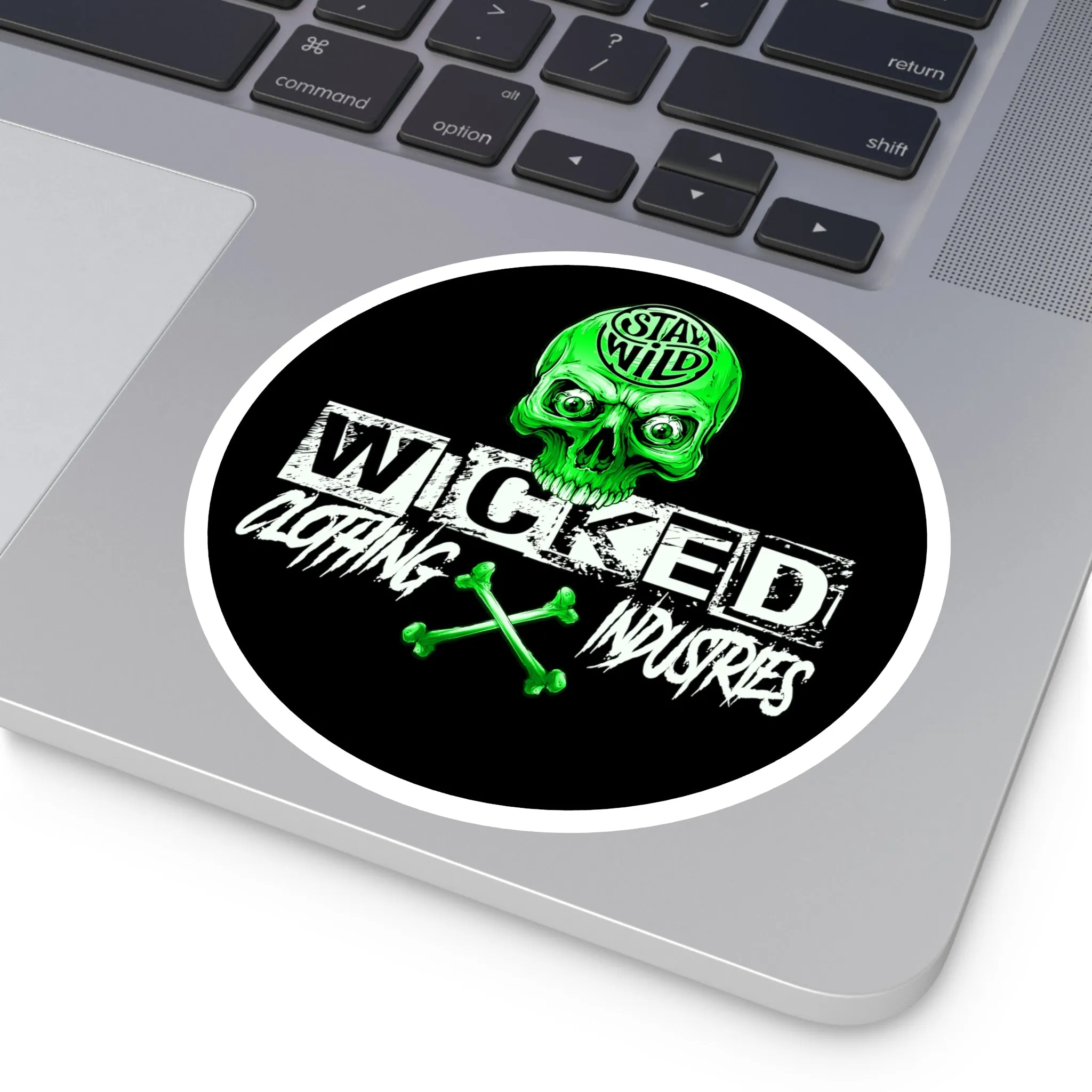 Stay Wild Neon Green WCI  Stickers, Indoor\Outdoor