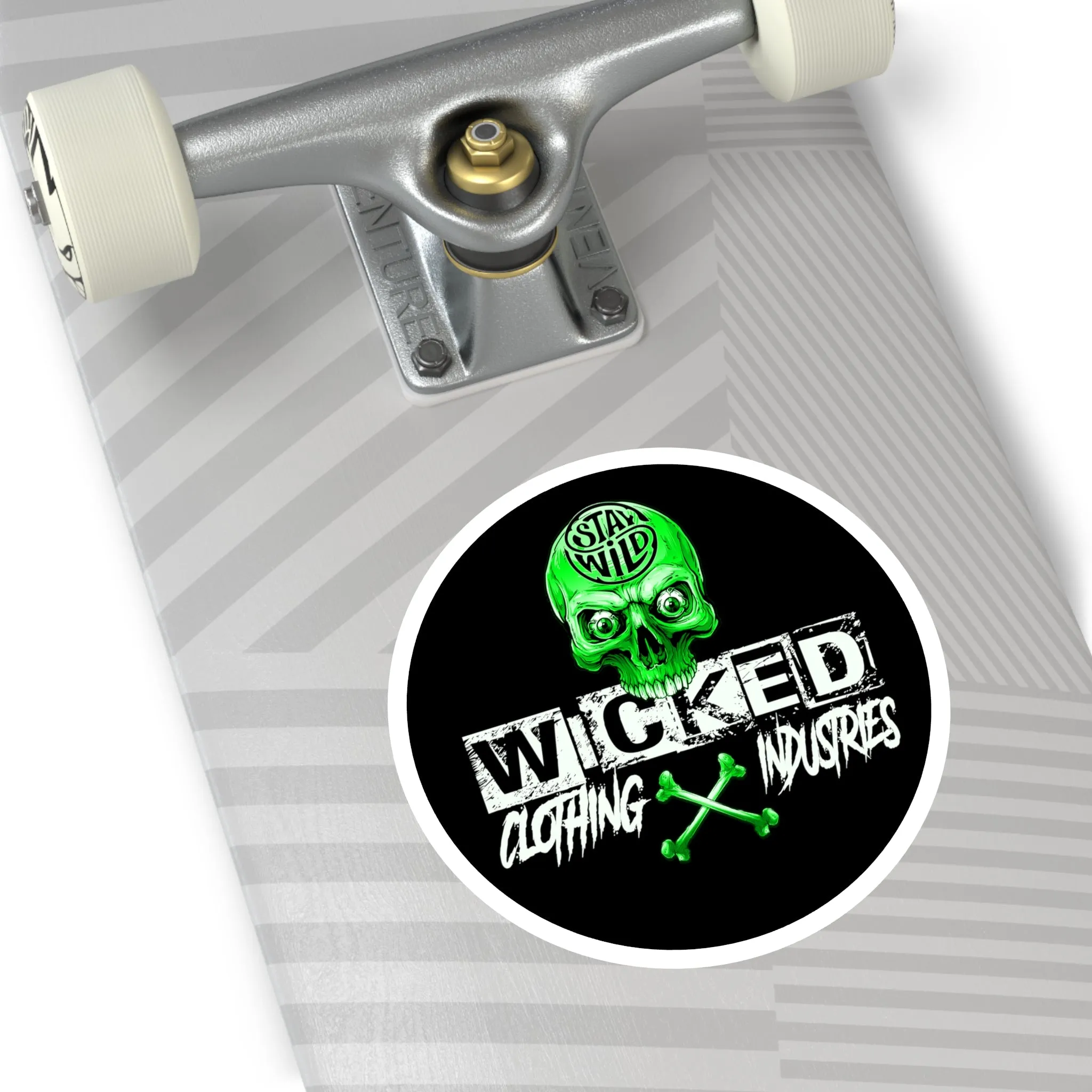 Stay Wild Neon Green WCI  Stickers, Indoor\Outdoor