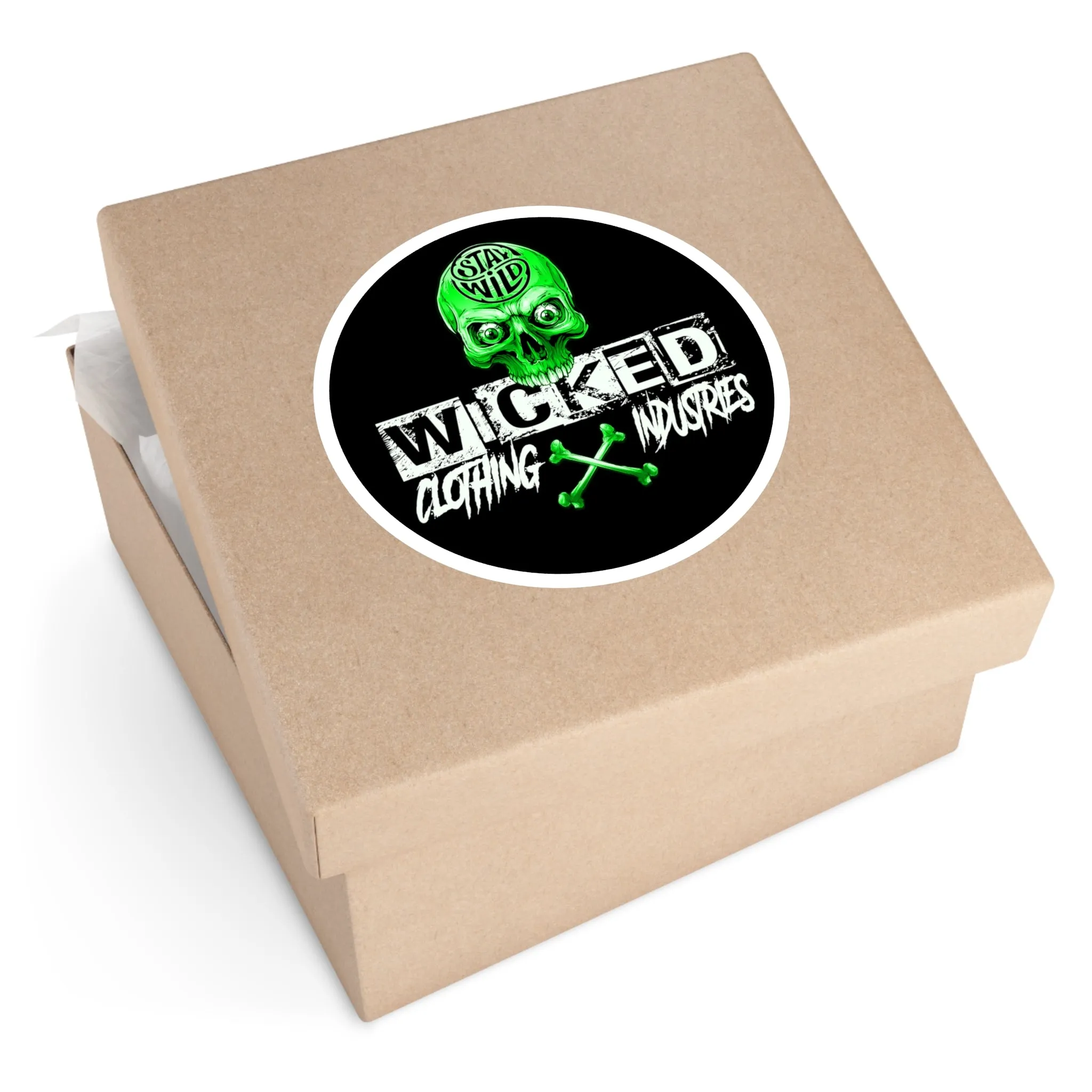 Stay Wild Neon Green WCI  Stickers, Indoor\Outdoor