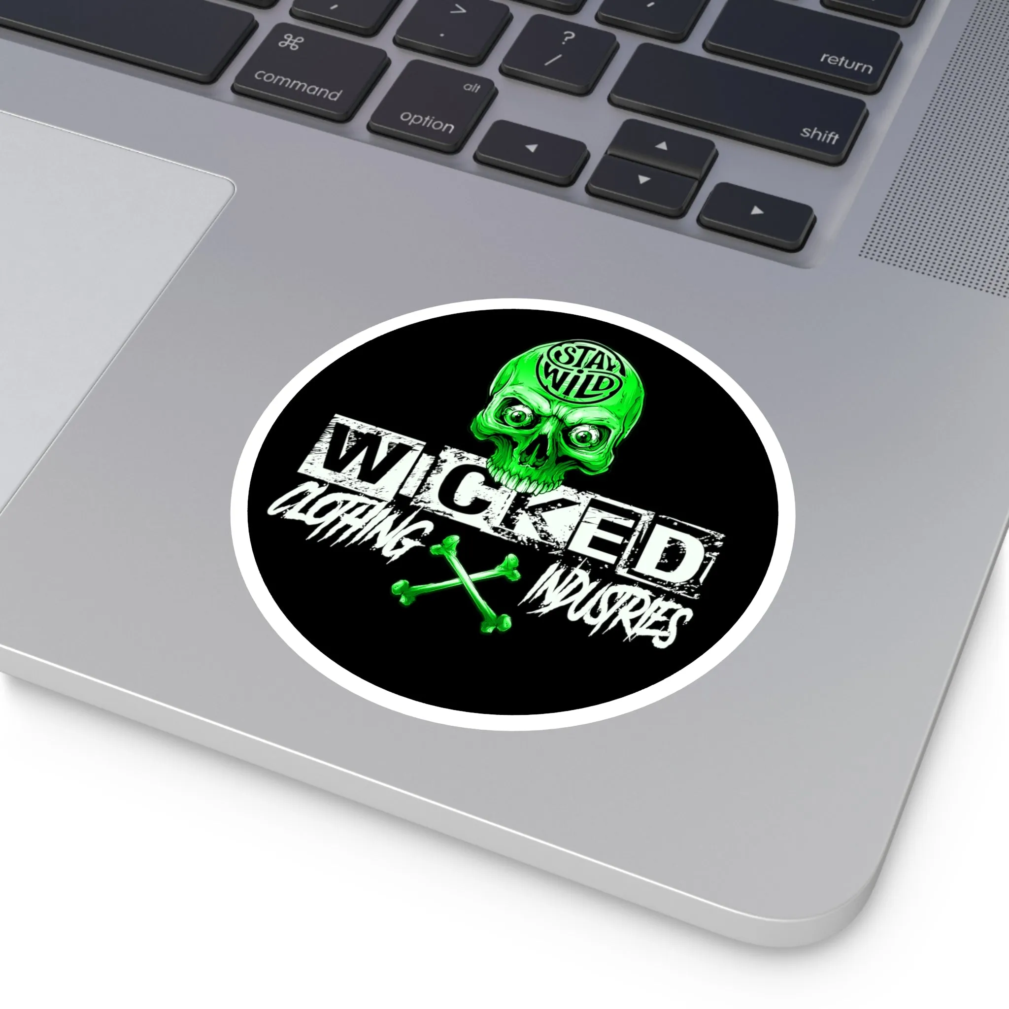 Stay Wild Neon Green WCI  Stickers, Indoor\Outdoor