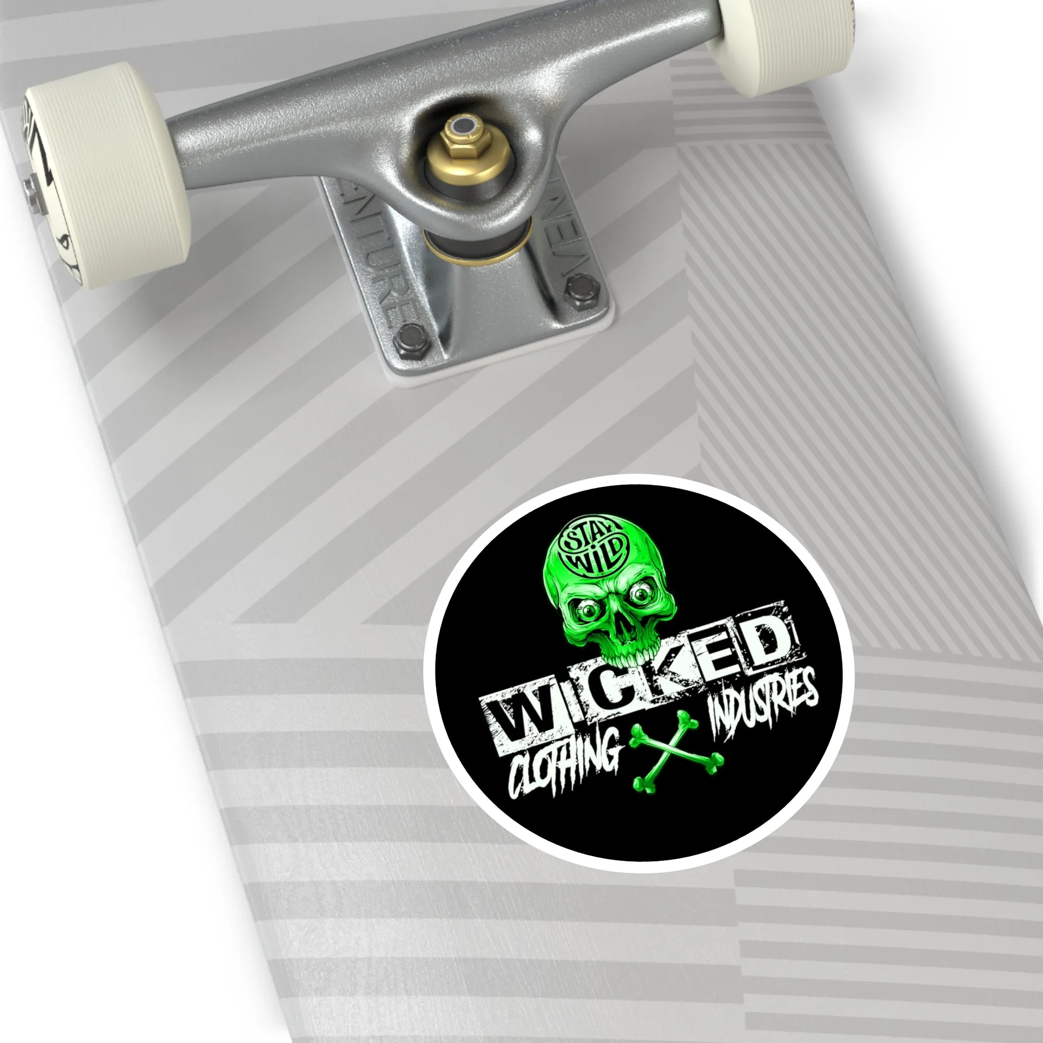 Stay Wild Neon Green WCI  Stickers, Indoor\Outdoor