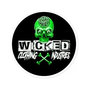 Stay Wild Neon Green WCI  Stickers, Indoor\Outdoor