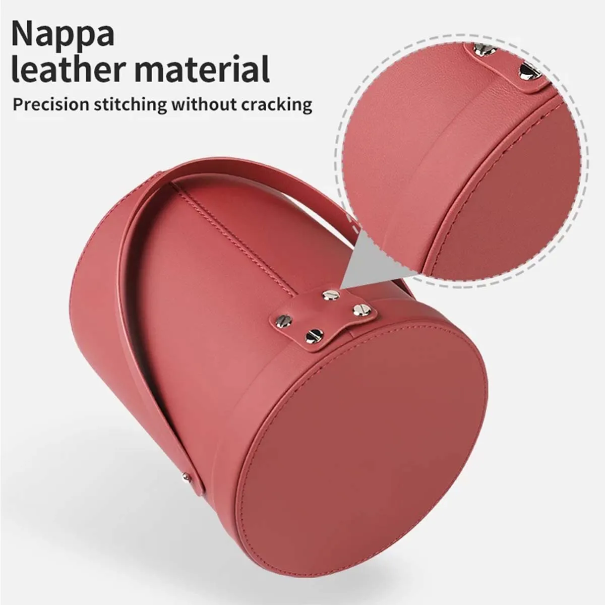 Storage Box Trash Can, Custom Logo For Your Cars, Portable Collapsible Car Trash Can, Leather Waterproof Small Mini Car Garbage Can Waste Basket, Car Accessories LM15989