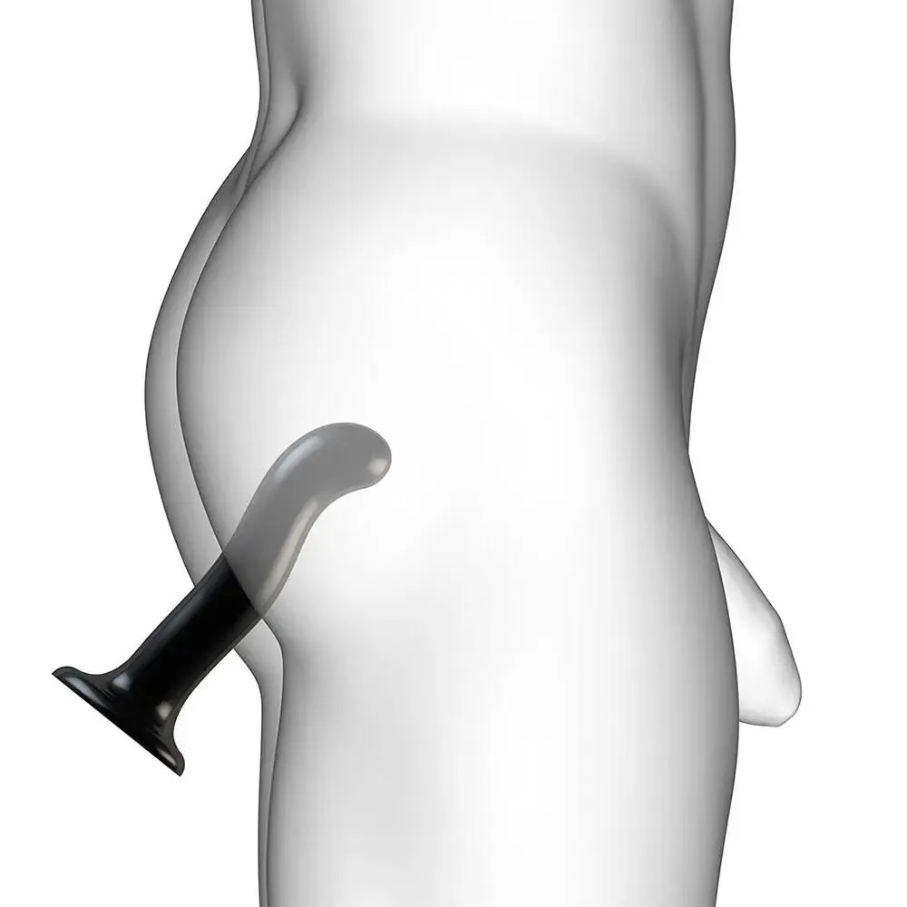 Strap on me Silicone Black Xlarge Curved Strap-on Dildo
