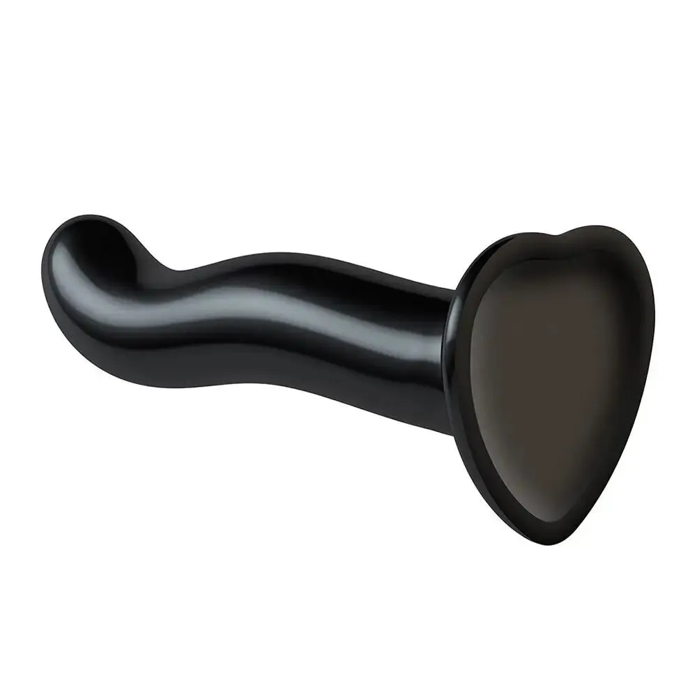 Strap on me Silicone Black Xlarge Curved Strap-on Dildo